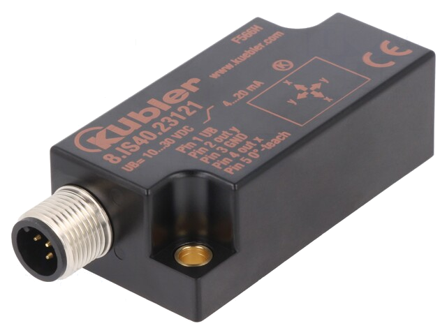Sensor: kantelen; ±60°; connector M12; 2- axiaal; -30÷70°C; IP68 Sensor: kantelen; ±60°; connector M12; 2- axiaal; -30÷70°C; IP68